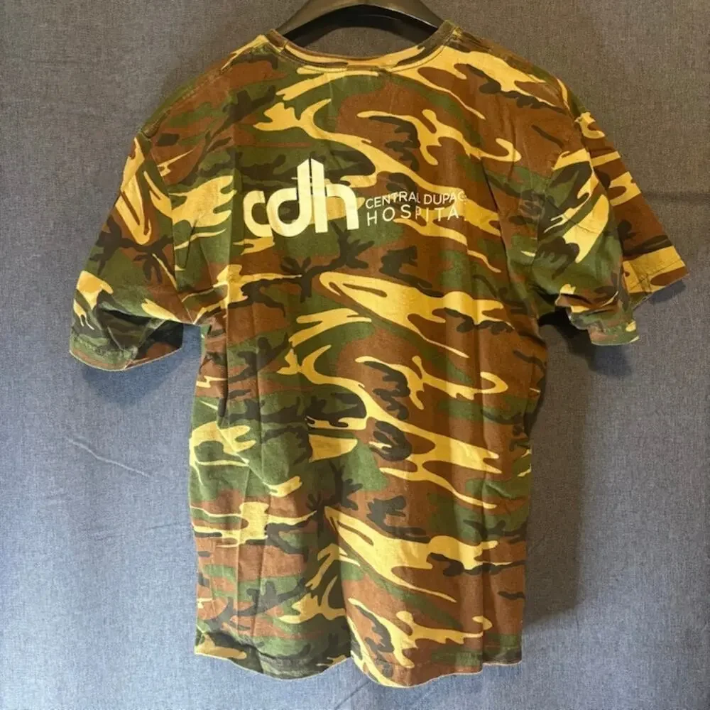 Boot Camp for New Dad Novelty Camo T-Shirt sz XL Fathers Day